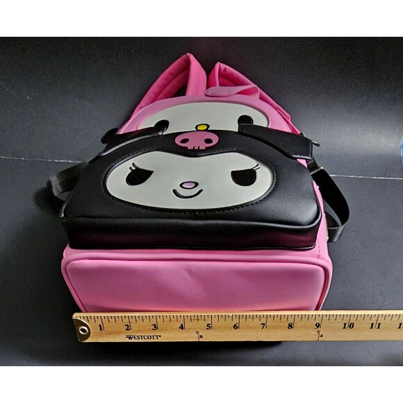 LOUNGEFLY HELLO KITTY KUROMI MY MELODY SANRIO EXCLUSIVE BACKPACK 11" BRAND NEW! - Picture 13 of 16